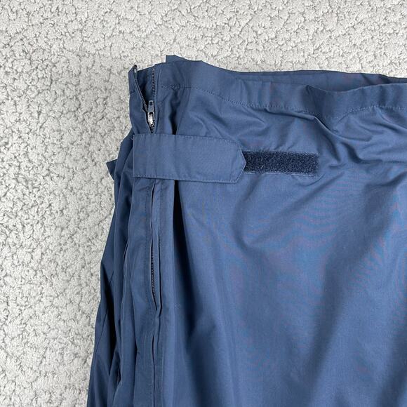 MIZUNO Lined Track Pants Mens XXL Blue Zip Ankle Vented Drawstring Pockets - Picture 11 of 12
